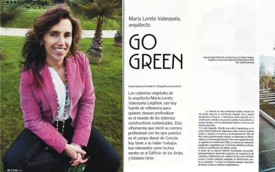 REPORTAJE GO GREEN . REVISTA CASA, EL MERCURIO DE VALPARAISO